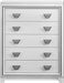 Elements International Moondance Chest in White - Faith Furniture (Manhattan, KS)
