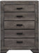 Elements International Nathan Chest in Gray Oak Lacquer - Faith Furniture (Manhattan, KS)