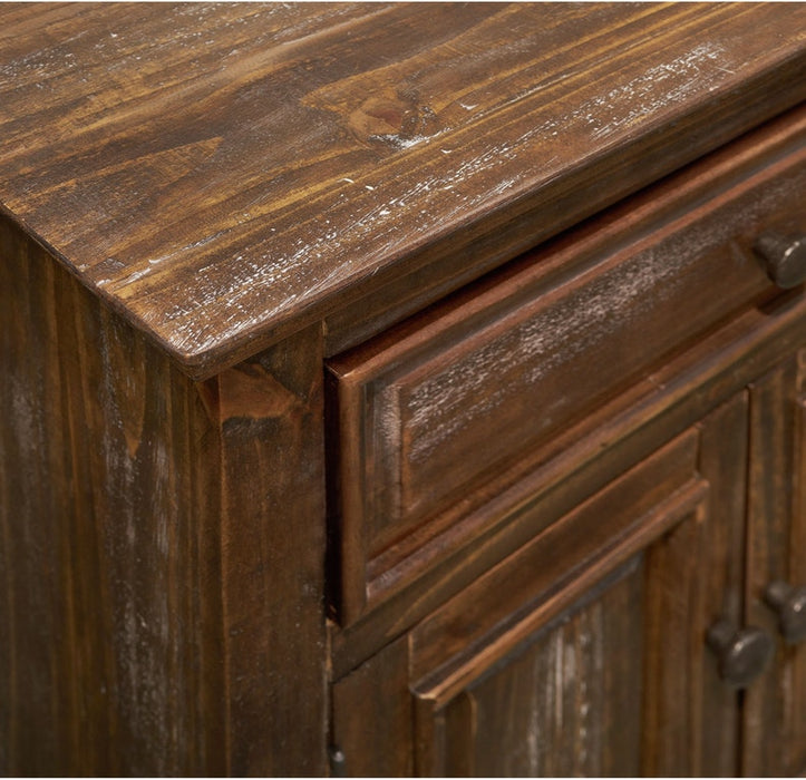 Elements International Olivia Brown 5 Drawer Chest - Faith Furniture (Manhattan, KS)