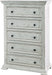 Elements International Olivia White 5 Drawer Chest - Faith Furniture (Manhattan, KS)