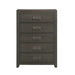 Elements International Sasha Chest in Charcoal - Faith Furniture (Manhattan, KS)
