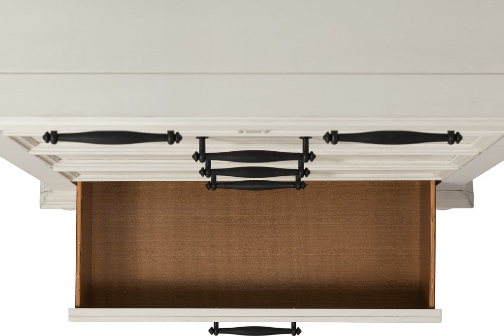 Elements International Slater 7 Drawer Chest in White - Faith Furniture (Manhattan, KS)