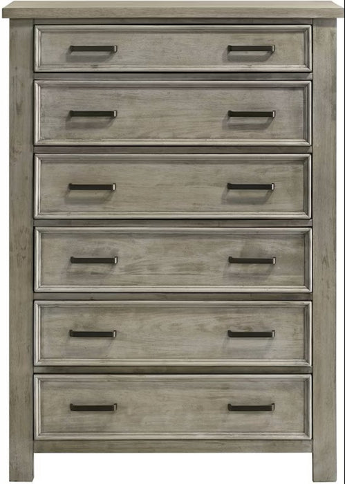 Elements International Sullivan Chest in Drift Grey - Faith Furniture (Manhattan, KS)
