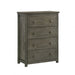Elements International Trey Youth Chest in Grey image