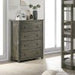 Elements International Trey Youth Chest in Grey - Faith Furniture (Manhattan, KS)