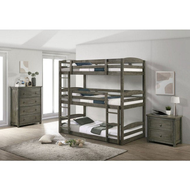 Elements International Trey Youth Chest in Grey - Faith Furniture (Manhattan, KS)