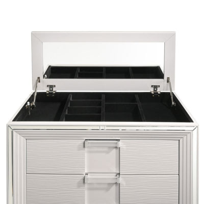 Elements International Twenty Nine Chest in White - Faith Furniture (Manhattan, KS)