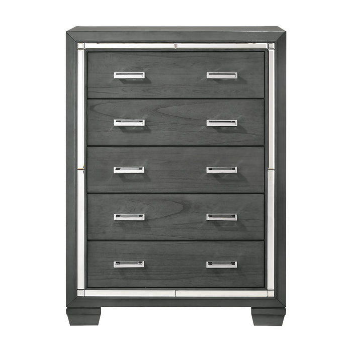 Titanium 5-Drawer Chest - Faith Furniture (Manhattan, KS)