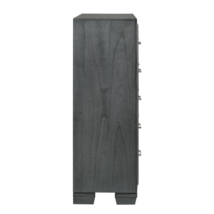 Titanium 5-Drawer Chest - Faith Furniture (Manhattan, KS)
