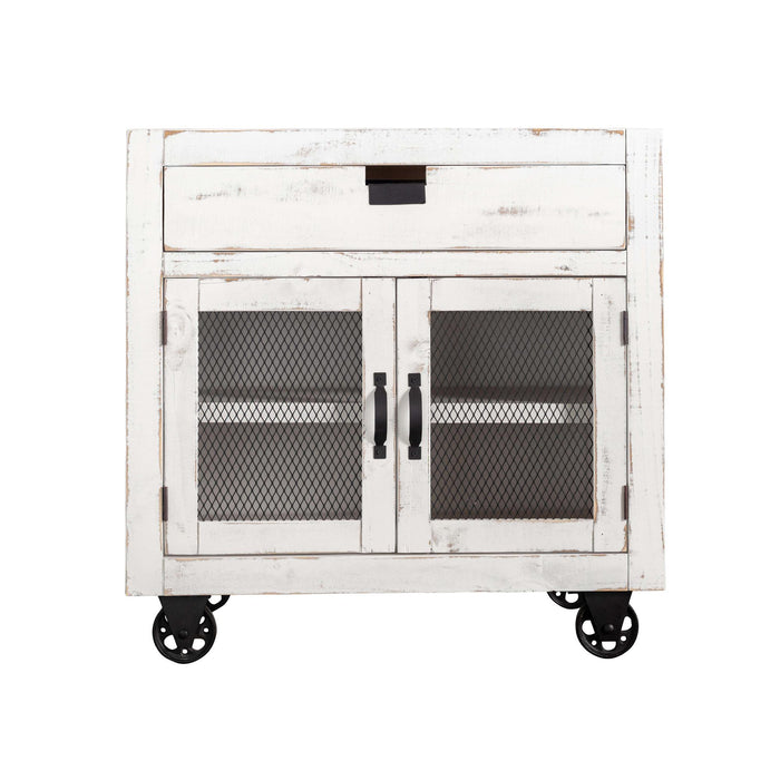 Industrial 2-Door Accent Chest - Faith Furniture (Manhattan, KS)
