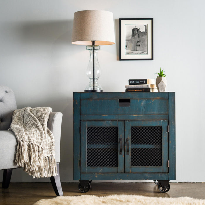 Industrial 2-Door Accent Chest - Faith Furniture (Manhattan, KS)