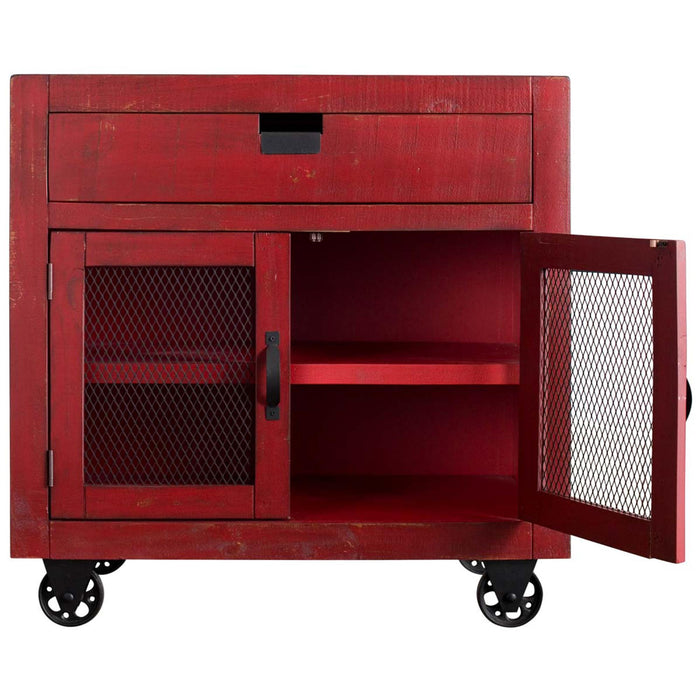 Industrial 2-Door Accent Chest - Faith Furniture (Manhattan, KS)