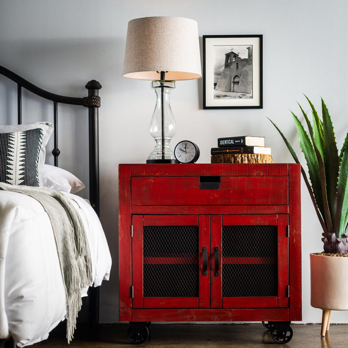 Industrial 2-Door Accent Chest - Faith Furniture (Manhattan, KS)