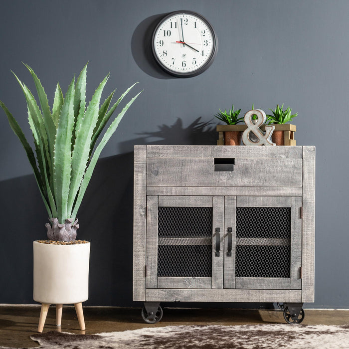 Industrial 2-Door Accent Chest - Faith Furniture (Manhattan, KS)