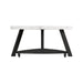Trinity White Marble Top Coffee Table - Faith Furniture (Manhattan, KS)