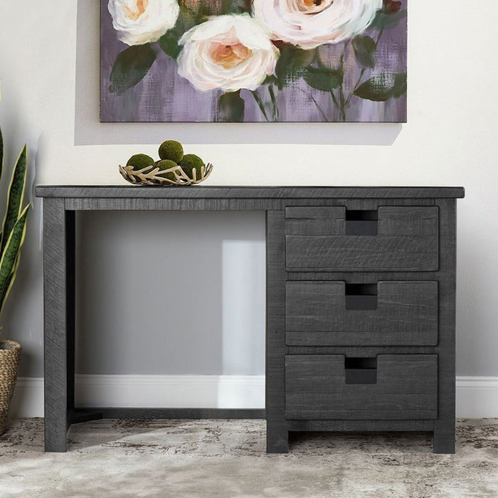 Elements International Vista Computer Desk in Grey - Faith Furniture (Manhattan, KS)