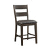 Elements International Mango Counter Height Side Chair (Set of 2) in Dark Brown image