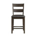 Elements International Mango Counter Height Side Chair (Set of 2) in Dark Brown - Faith Furniture (Manhattan, KS)