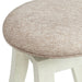 Elements International Stone 24 Inch Counter Height Stool (Set of 2) in White - Faith Furniture (Manhattan, KS)