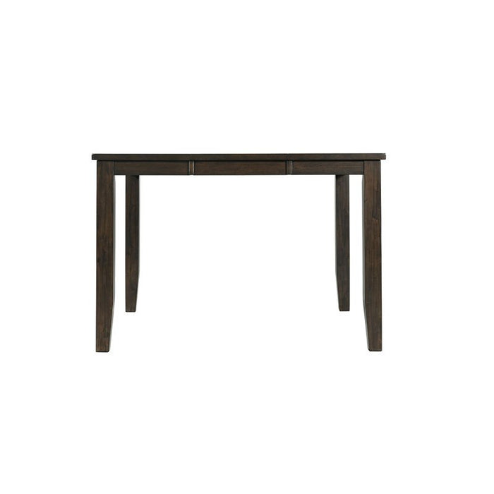 Elements International Mango Counter Height Dining Table in Dark Brown - Faith Furniture (Manhattan, KS)