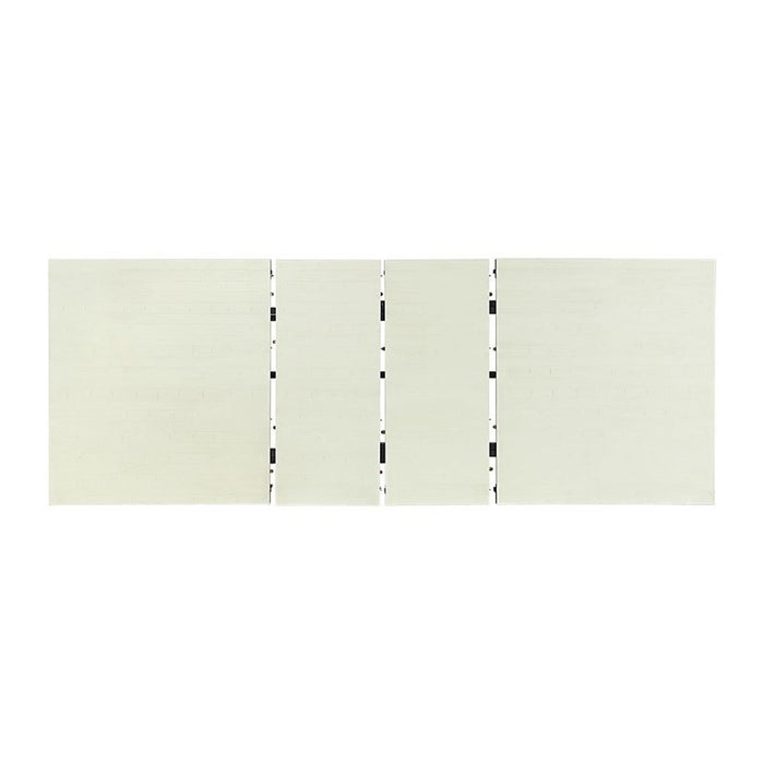 Elements International Stone Counter Height Dining Table in WhiteC - Faith Furniture (Manhattan, KS)