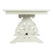 Elements International Stone Counter Height Dining Table in WhiteC - Faith Furniture (Manhattan, KS)