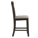 Elements International Colorado Counter Height Chair in Charcoal - Faith Furniture (Manhattan, KS)