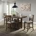 Elements International Colorado Counter Height Chair in Charcoal - Faith Furniture (Manhattan, KS)