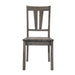 Nathan Fan Back Chair w. Wooden Seat of 2 - Faith Furniture (Manhattan, KS)