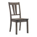 Nathan Fan Back Chair w. Wooden Seat of 2 - Faith Furniture (Manhattan, KS)