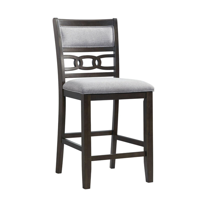 Amherst Counter Height Side Chair Set in Walnut of 2 - Faith Furniture (Manhattan, KS)