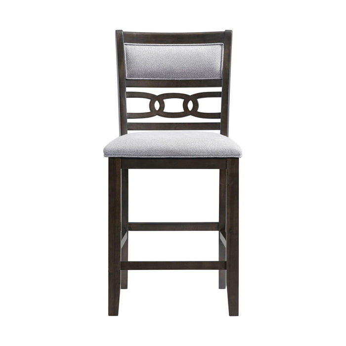 Amherst Counter Height Side Chair Set in Walnut of 2 - Faith Furniture (Manhattan, KS)