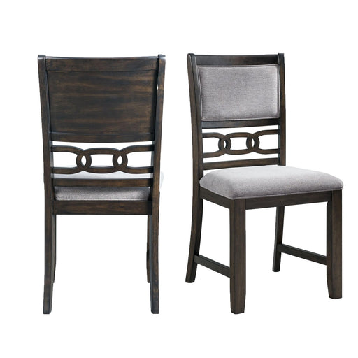 Amherst Standard Height Side Chair Set in Walnut of 2 - Faith Furniture (Manhattan, KS)