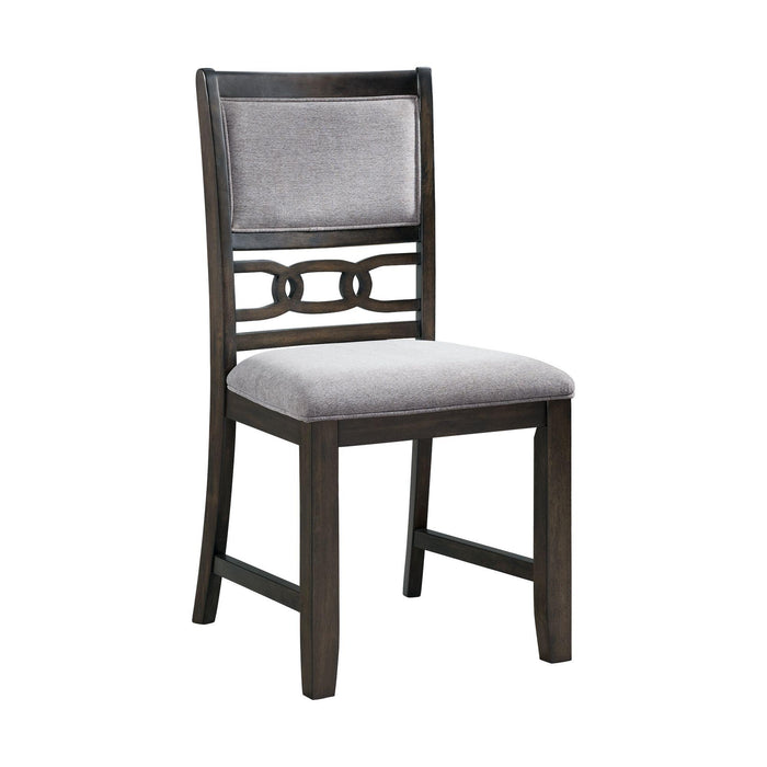 Amherst Standard Height Side Chair Set in Walnut of 2 - Faith Furniture (Manhattan, KS)