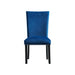 Francesca Blue Velvet Side Chair Set of 2 - Faith Furniture (Manhattan, KS)