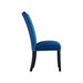 Francesca Blue Velvet Side Chair Set of 2 - Faith Furniture (Manhattan, KS)