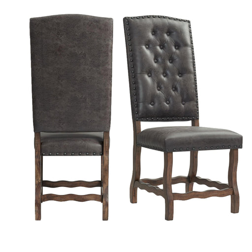 Gramercy Tufted Tall Back Side Chair Set of 2 - Faith Furniture (Manhattan, KS)