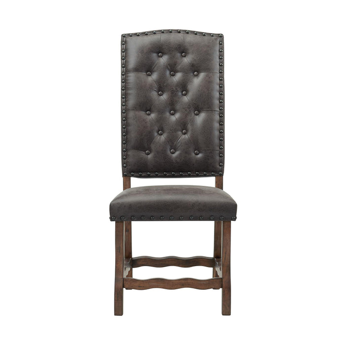 Gramercy Tufted Tall Back Side Chair Set of 2 - Faith Furniture (Manhattan, KS)
