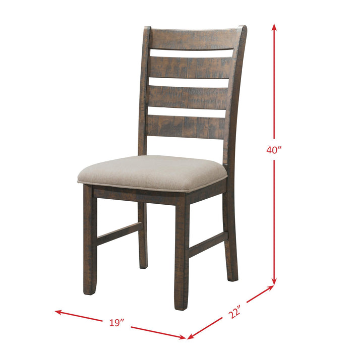 Jax Ladder Back Side Chair Set of 2 - Faith Furniture (Manhattan, KS)