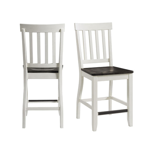 Kayla Two Tone Counter Height Side Chair Set of 2 - Faith Furniture (Manhattan, KS)