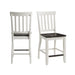 Kayla Two Tone Counter Height Side Chair Set of 2 - Faith Furniture (Manhattan, KS)