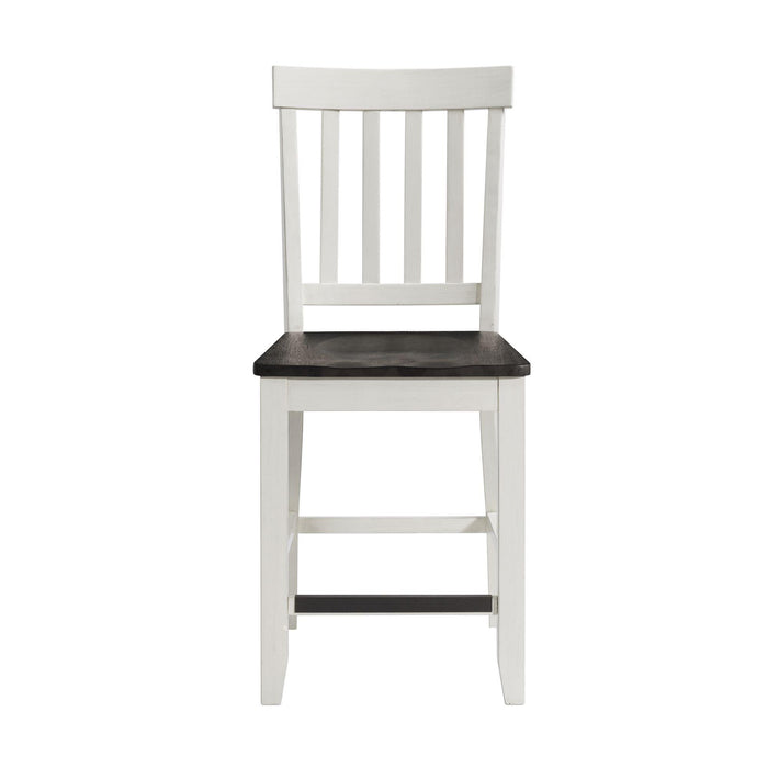 Kayla Two Tone Counter Height Side Chair Set of 2 - Faith Furniture (Manhattan, KS)