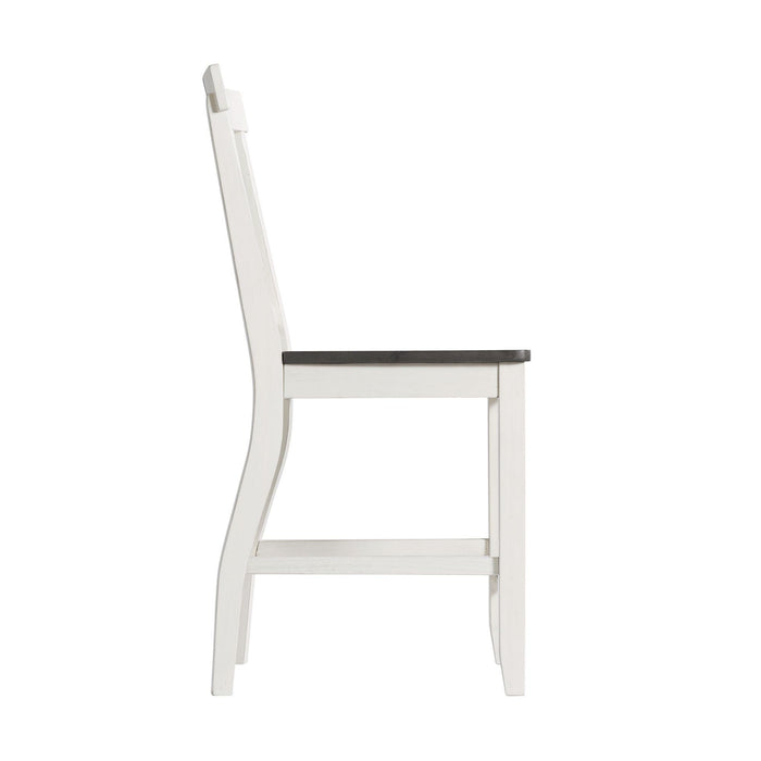 Kayla Two Tone Counter Height Side Chair Set of 2 - Faith Furniture (Manhattan, KS)