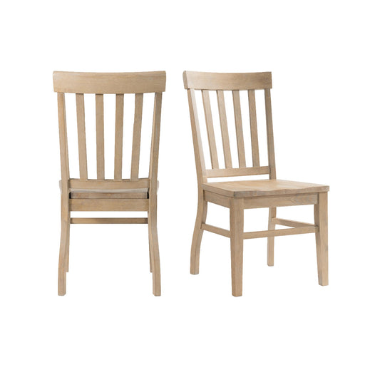Lakeview Slat Back Side Chair Set of 2 - Faith Furniture (Manhattan, KS)