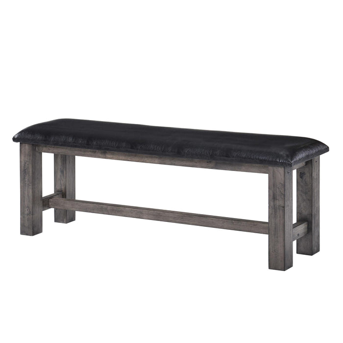 Nathan Bench w. PU Padded Seat - Faith Furniture (Manhattan, KS)