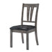 Nathan Fan Back Chair w. PU Seat of 2 - Faith Furniture (Manhattan, KS)