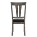 Nathan Fan Back Chair w. PU Seat of 2 - Faith Furniture (Manhattan, KS)