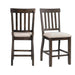 Stone Counter Slat Back Side Chair Set of 2 - Faith Furniture (Manhattan, KS)
