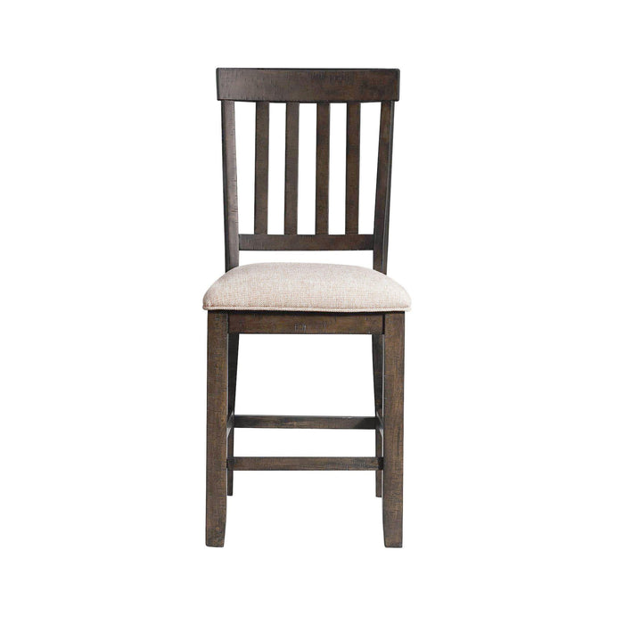 Stone Counter Slat Back Side Chair Set of 2 - Faith Furniture (Manhattan, KS)