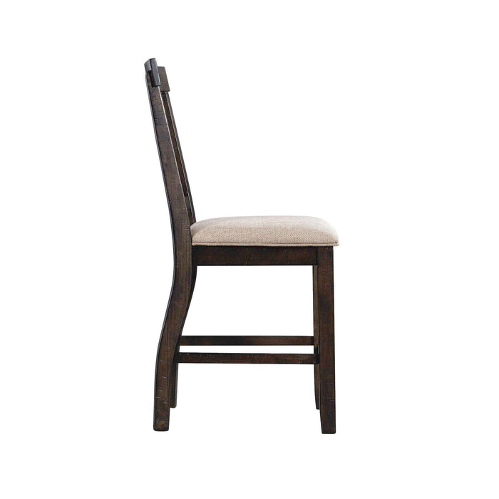 Stone Counter Slat Back Side Chair Set of 2 - Faith Furniture (Manhattan, KS)